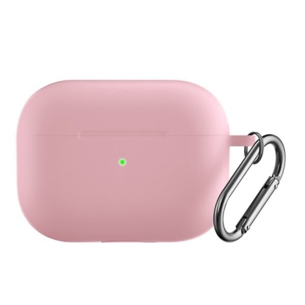 Silikonikuori ja karabiini Apple AirPods Pro 2 Pink hinta ja tiedot | Kuulokkeiden tarvikkeet | hobbyhall.fi