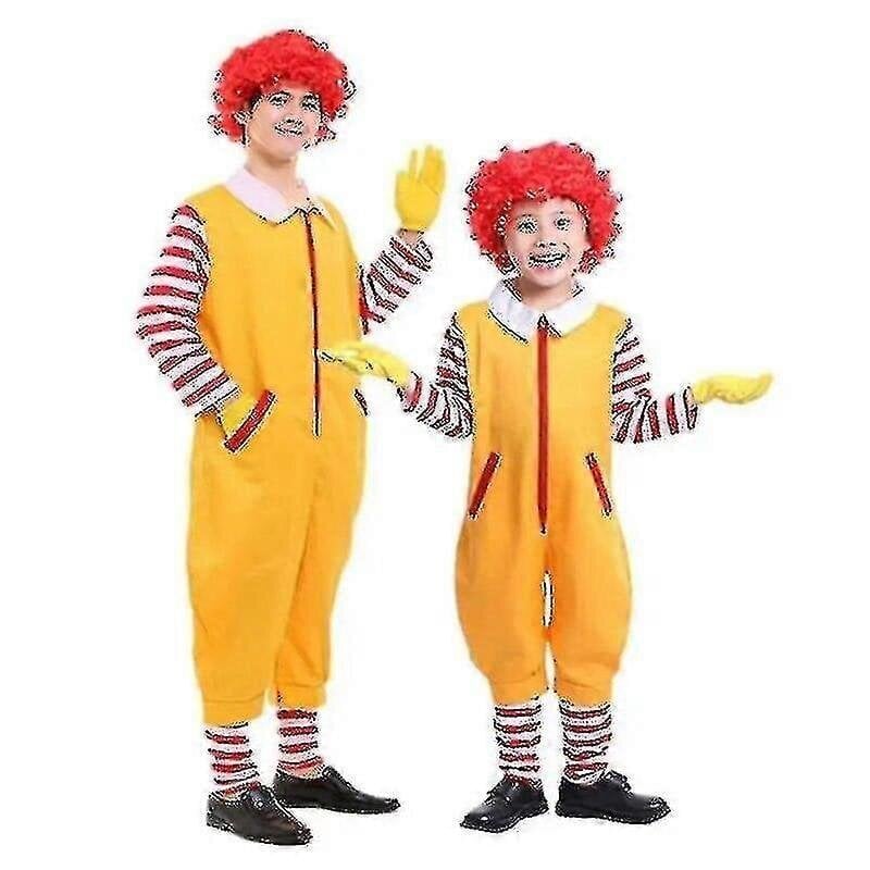 Mcdonald's Cosplay vanhemman ja lapsen klovniasu Halloween joulun pikaruoka klovnivaatteet aikuisille lapsille hinta ja tiedot | Naamiaisasut | hobbyhall.fi