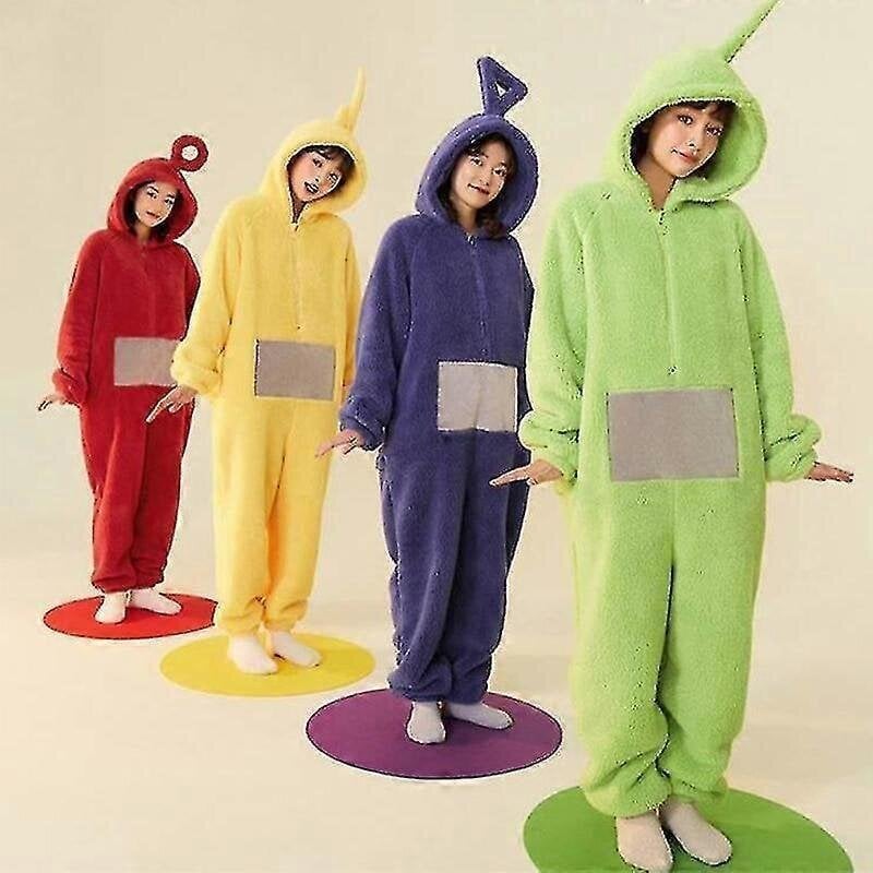 halloween christmas Anime Teletapit Cosplay Onesie -asu aikuisten Halloween -jouluhaalari Pyjama Pyjamat yöpuvut hinta ja tiedot | Naamiaisasut | hobbyhall.fi