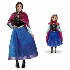 Aikuisten prinsessa Anna Cosplay -asu Frozen Christmas Cos Fancy Dres_1 hinta ja tiedot | Naamiaisasut | hobbyhall.fi