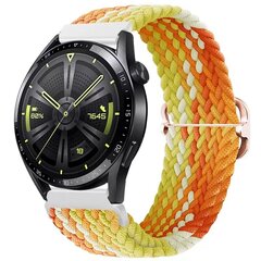 (Amazfit kello 42mm Tuoksuoranssi)Nylon punottu silmukkahihna Samsung Watch 3/4 Active 2 Huawei Watch 3/GT Rannekoru Ranneke Amazfit GTR/Stratos Belt| hinta ja tiedot | Älykellojen ja aktiivisuusrannekkeiden lisätarvikkeet | hobbyhall.fi