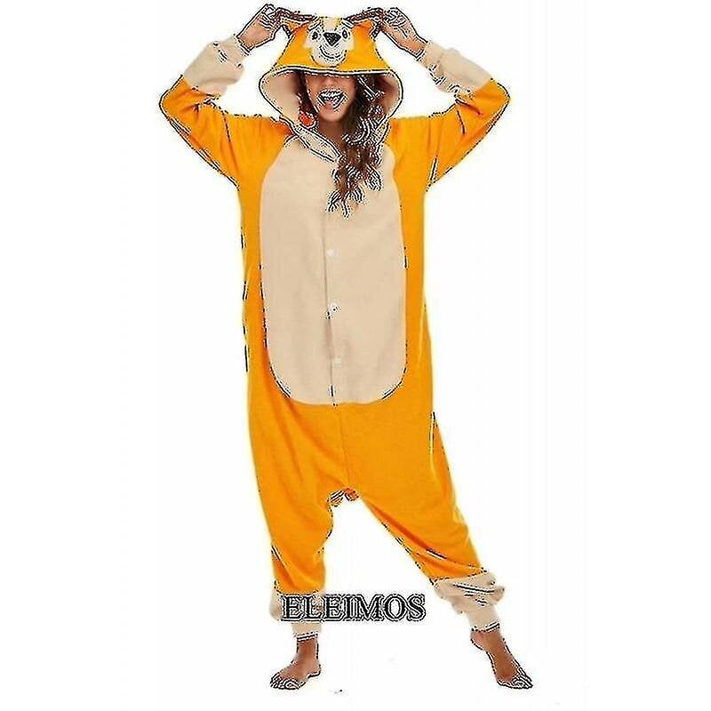 Kigurumi Animal Adults Cartoon Dog Onesies Pyjama Halloween Costumes Jumpsuit Joululahja hinta ja tiedot | Naamiaisasut | hobbyhall.fi