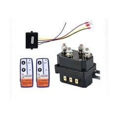 12v 250a Vinssi Kaukosäädin Kontaktori Vinssin ohjaus Solenoidi Rele Kaksoiskaukosäädinsarja Auto Moottoripyörä Off Roa [DM] Musta hinta ja tiedot | Lisätarvikkeet autoiluun | hobbyhall.fi