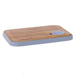 Leikkuulauta / tarjotin GOURMET 36x25.5cm, bambu / sininen hinta ja tiedot | Leikkuulaudat | hobbyhall.fi