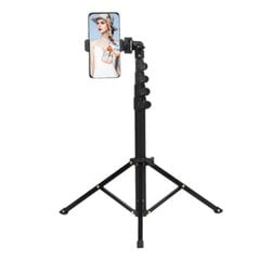 Mobiiliteline / kamerateline selfie stick -jalusta (45-160 cm) hinta ja tiedot | Videokameran lisätarvikkeet | hobbyhall.fi