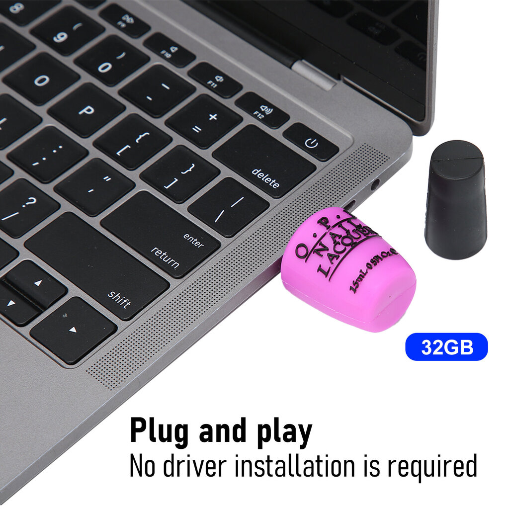 USB-flash-ajuri Mielenkiintoinen silikonihajuvesipullo Kannettava tallennusmuistikortti PC-tabletille 32GB hinta ja tiedot | Muistitikut | hobbyhall.fi