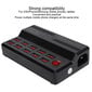 USB Smart Charger 10?Portit 12A Pikalatausasema Power Hub Strip Plug Dock Lock 100?240V hinta ja tiedot | Puhelimen laturit | hobbyhall.fi