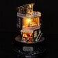 Creative DIY Dollhouse Dream House Miniature Rotate Music Box pölysuojalla LED-valolla hinta ja tiedot | Piharakennukset | hobbyhall.fi