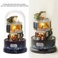 Creative DIY Dollhouse Dream House Miniature Rotate Music Box pölysuojalla LED-valolla hinta ja tiedot | Piharakennukset | hobbyhall.fi