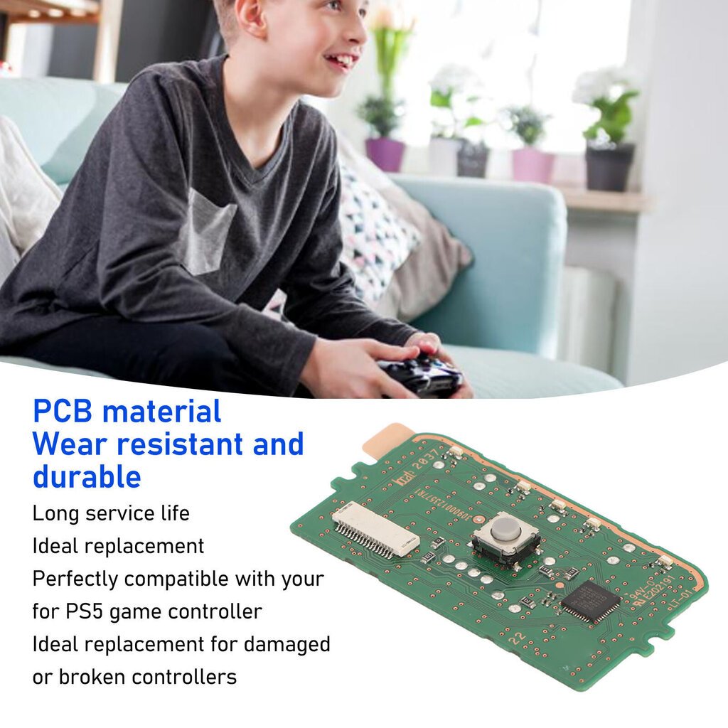 PS5 Controller Touch Pad Board BDM 010 IC Emolevy PS5:lle Main Board Circuit Touch Board Suuri hinta ja tiedot | Ohjain- ja laajennuskortit | hobbyhall.fi