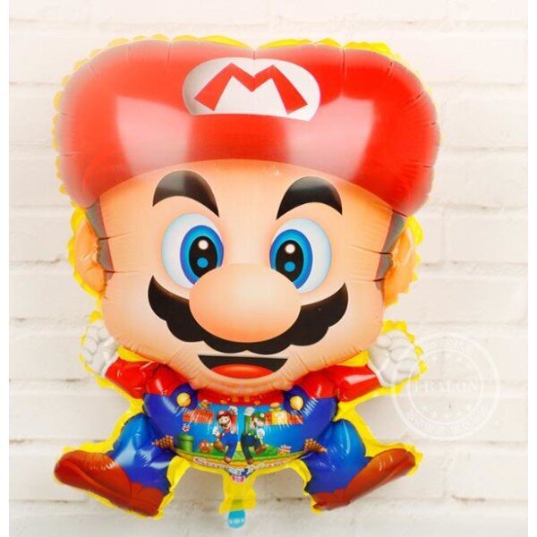 9 Pack Super Mario Alumiini Ilmapallo FOIL BALLOON Lasten juhlat hinta ja tiedot | Ilmapallot | hobbyhall.fi