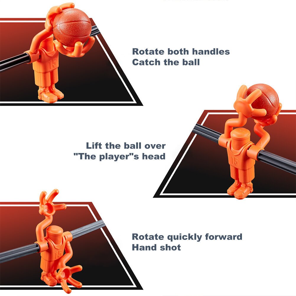 Lasten pelaaminen jalkapallopeli Lasten koripallopeli Vanhemman lapsen interaktiivinen peli Double Fingertip Ammuntapöytäpelit lapsille hinta ja tiedot | Lautapelit ja älypelit | hobbyhall.fi