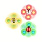 3kpl Baby Sucker Spinning Toy fidget spinner Spinner Bath Toy hinta ja tiedot | Lautapelit ja älypelit | hobbyhall.fi