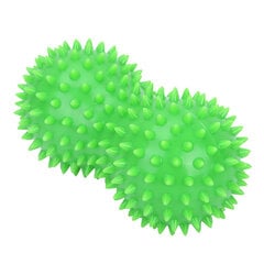 PVC Peanut Spiky Massage Ball Jalkahierontapallo Ball Fitness Lihashieronta (vihreä) hinta ja tiedot | Hierontalaitteet | hobbyhall.fi