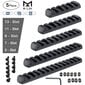 Lok Picatinny Rail 5 7 9 11 13 Slots Mlok Scope Mount Weaver Nylon Picatinny sivukaiteet hinta ja tiedot | Veitset ja tarvikkeet | hobbyhall.fi