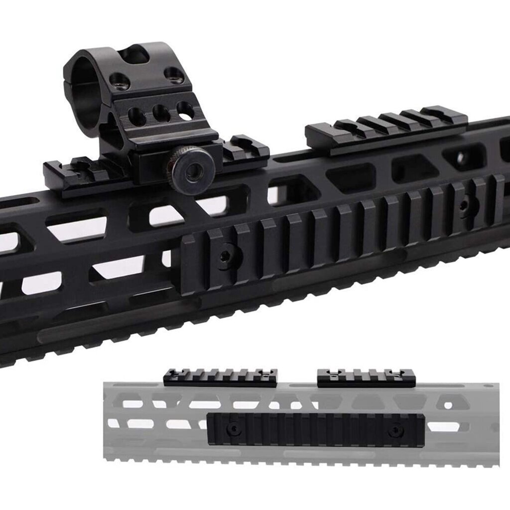 Lok Picatinny Rail 5 7 9 11 13 Slots Mlok Scope Mount Weaver Nylon Picatinny sivukaiteet hinta ja tiedot | Veitset ja tarvikkeet | hobbyhall.fi