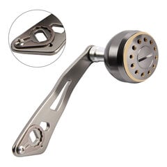 Baitcasting kelakahva 32mm/1.26in Ergonominen metallinen kalastuskelan kahva Baitcasting hopeamustalle hinta ja tiedot | Muut kalastustarvikkeet | hobbyhall.fi