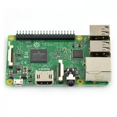 Raspberry Pi 3 -tietokone, WiFi, Bluetooth hinta ja tiedot | Mikrokontrollerit | hobbyhall.fi