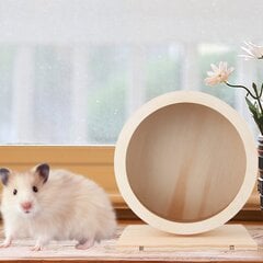 Hamsteri Pienet Lemmikkieläimet Puinen Talo Hauska Pyöräinen Juoksupesä Peliharjoituslelu(t) hinta ja tiedot | Pieneläinten häkit ja tarvikkeet | hobbyhall.fi