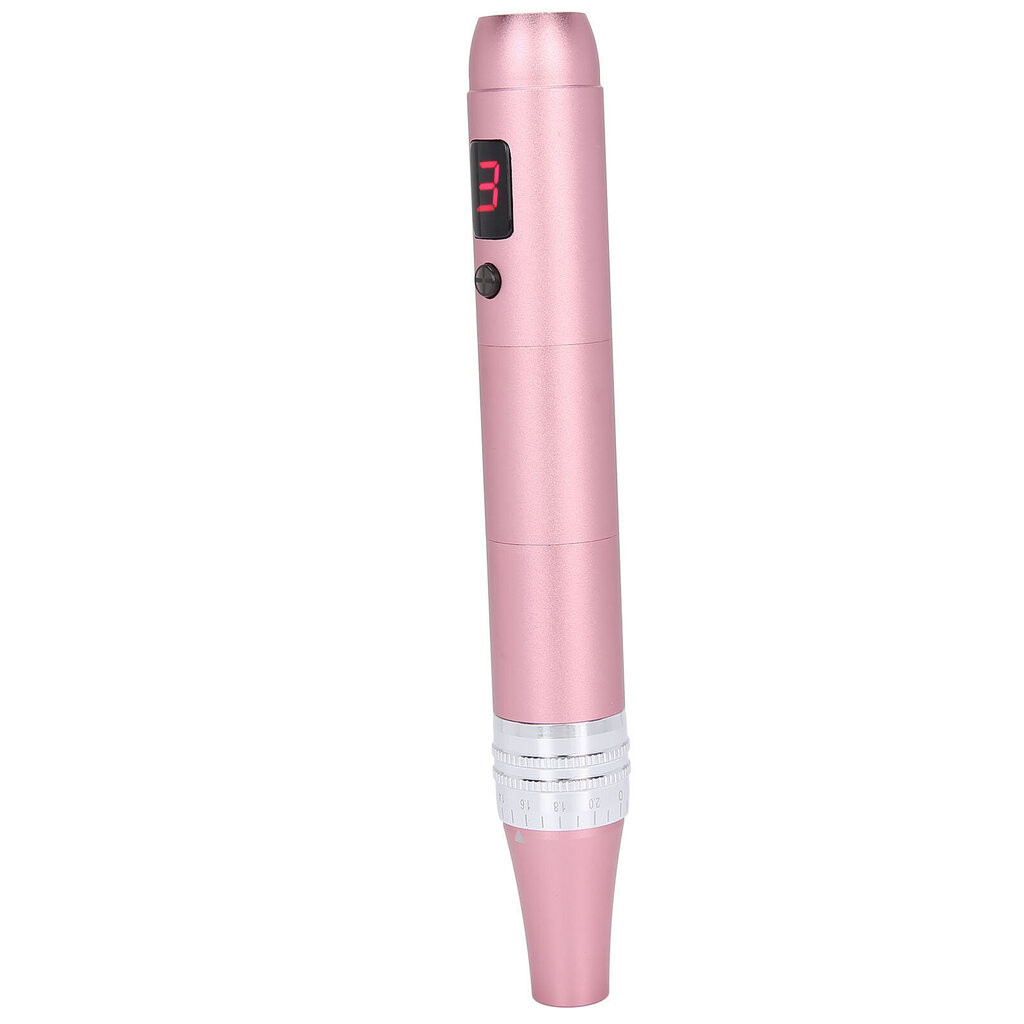 Ammattimainen Derma Pen Micro Needle 3 Gears Adjustment Anti Aging Therapy Skin Device Pink hinta ja tiedot | Kasvojenhoitolaitteet | hobbyhall.fi