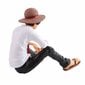 Animehahmot Istuva Luffy Figurine Nukke Lelu Koristeet Luffy PVC Toimintafiguuri Malli Auton Makuuhuoneen Vuoteen viereen hinta ja tiedot | Koristeet ja tarrat | hobbyhall.fi