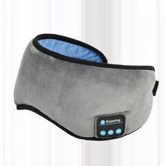 Smart Eye Mask Langaton Bluetooth 5.0 Music Communication Valovarjostus unenharmaalle hinta ja tiedot | Kasvonaamiot ja silmänalusaamiot | hobbyhall.fi