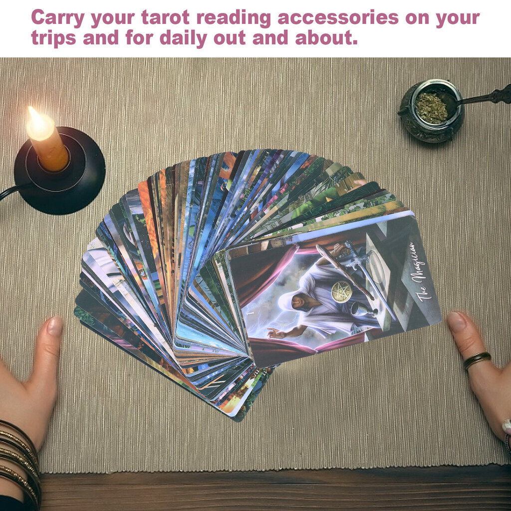 78 kpl/laatikko Elemental Wisdom Tarot-kortit Taidepaperi Interaktiiviset pelilelupakit aikuisten juhliin hinta ja tiedot | Esoteria | hobbyhall.fi