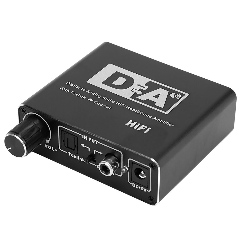 110-240 V digitaali-analogikuitumuunnin 5.1 audiodekooderi ääniaudiosovitin (EU) hinta ja tiedot | Kaapelit ja adapterit | hobbyhall.fi