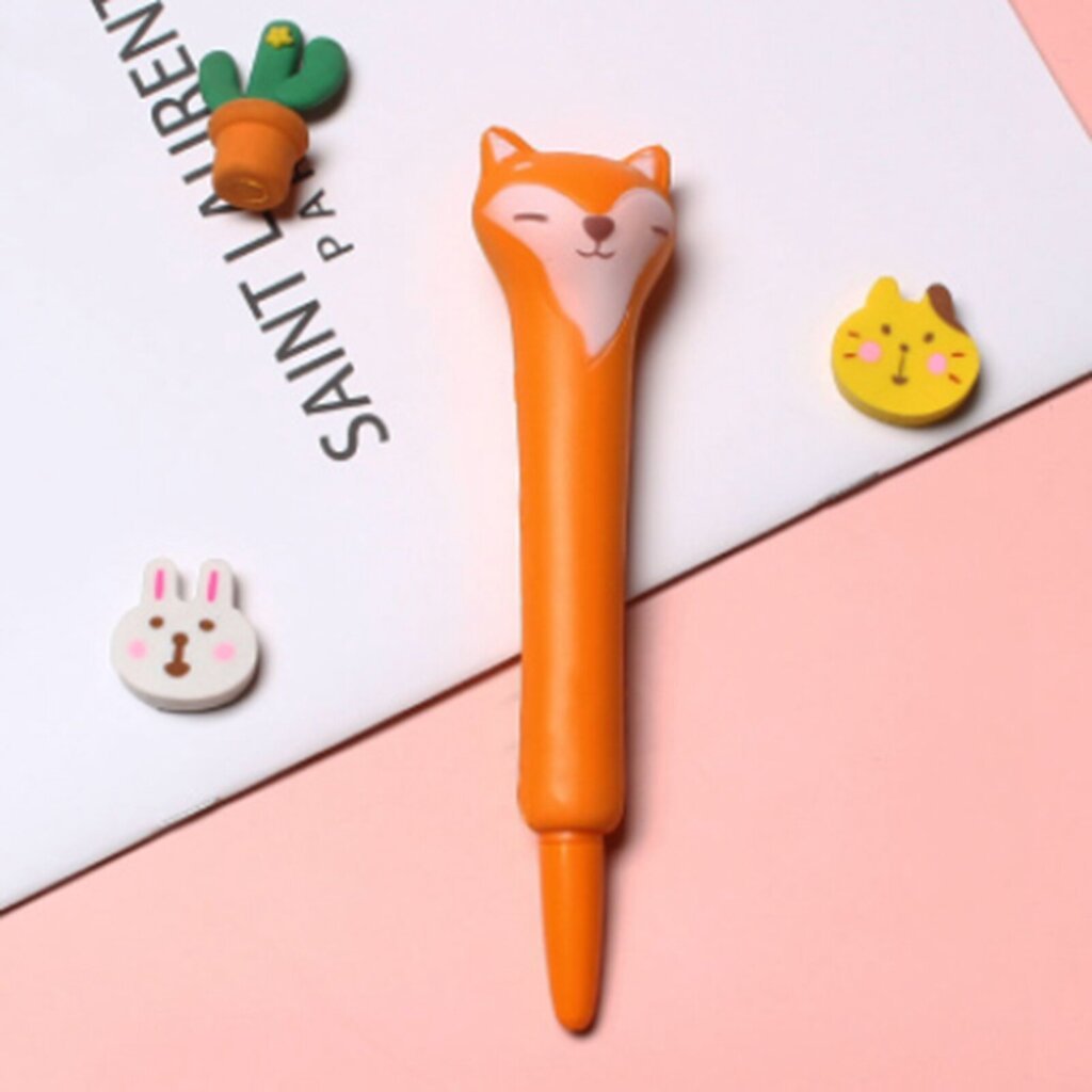 Squishy kynät Söpö pehmeä lievittää stressiä, tasoittaa kirjoitusta Kawaii geelimustekynä joululahjoihin koulutarvikkeisiinLittle Fox hinta ja tiedot | Penaalit | hobbyhall.fi