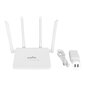 CPE R103 5M 4G LTE langaton reititin SIM-korttipaikalla 300Mbps Avaa mobiili WiFi Hotspot 4 5dBi antennilla Aasialle 100?240V US Plug hinta ja tiedot | Reitittimet ja modeemit | hobbyhall.fi