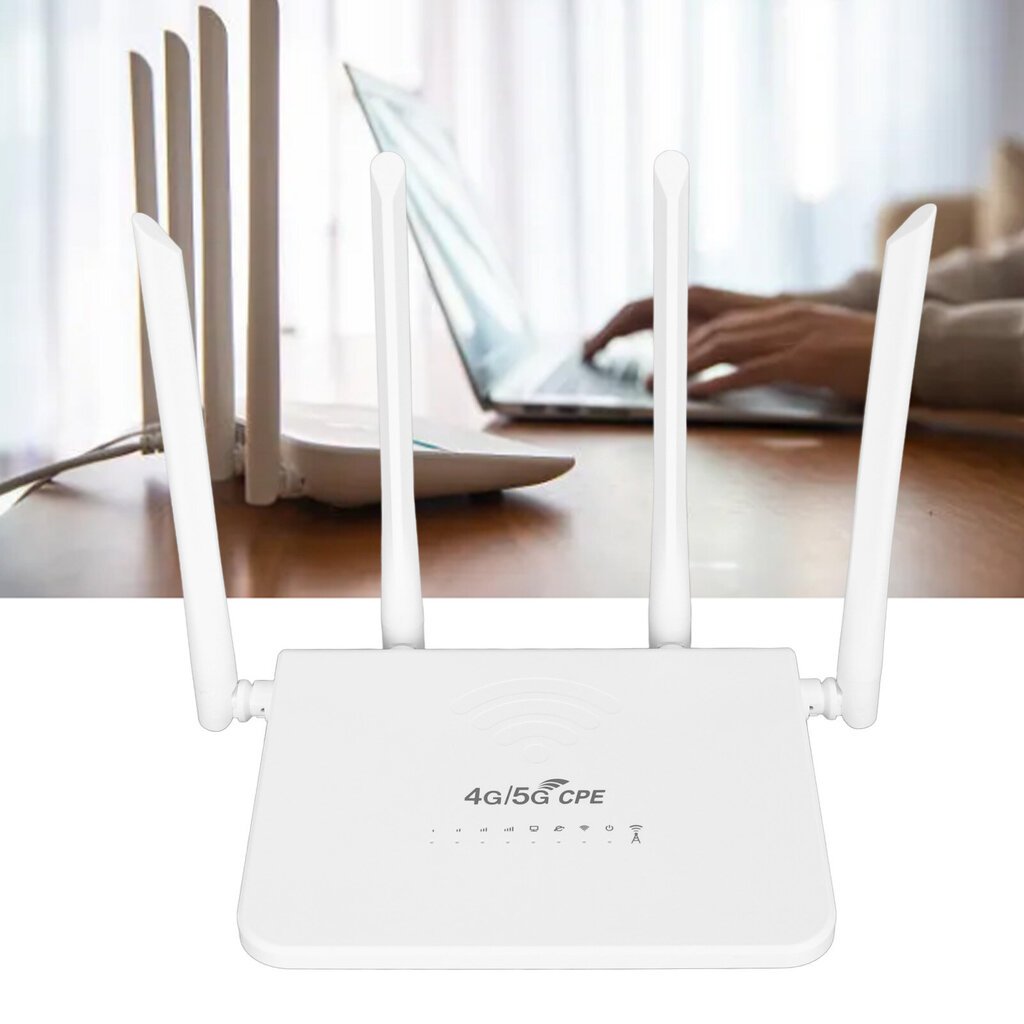 CPE R103 5M 4G LTE langaton reititin SIM-korttipaikalla 300Mbps Avaa mobiili WiFi Hotspot 4 5dBi antennilla Aasialle 100?240V US Plug hinta ja tiedot | Reitittimet ja modeemit | hobbyhall.fi