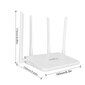 CPE R103 5M 4G LTE langaton reititin SIM-korttipaikalla 300Mbps Avaa mobiili WiFi Hotspot 4 5dBi antennilla Aasialle 100?240V US Plug hinta ja tiedot | Reitittimet ja modeemit | hobbyhall.fi