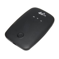 4G LTE mobiili WiFi lukitsematon 2100 mAh akku, nopea kannettava Travel Hotspot -minireititin SIM-korttipaikalla Musta EU-versio hinta ja tiedot | Älylaitteiden lisätarvikkeet | hobbyhall.fi