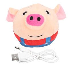 Lemmikkien pomppiva pallo USB-ladattava interaktiivinen pestävä sarjakuva possu pehmoääninen elektroninen koiralelu pennulle hinta ja tiedot | Koiran lelut | hobbyhall.fi