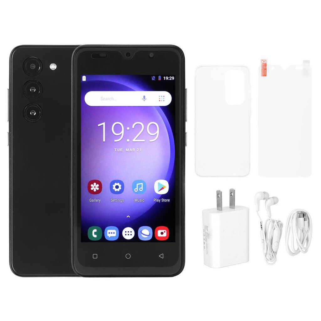 S23+ 5,0 tuuman älypuhelin 3G-verkko 4 Gt RAM-muistia 32 Gt ROM Android 10 -matkapuhelimelle Dual Card Dual Standby 100-240 V musta US Plug hinta ja tiedot | Matkapuhelimet | hobbyhall.fi