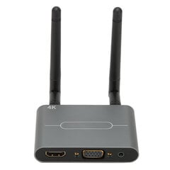 Langaton VGA-näyttösovitin 4K 5G WiFi HD Multimedia Interface Dongle Adapteri Androidille IOS-kannettavalle puhelimelle televisioon hinta ja tiedot | Adapterit | hobbyhall.fi