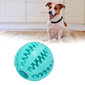 Dog Treat Toy Ball Hampaiden puhdistus Ruoan annostelu Interaktiivinen silikoni Koiran purulelupallo Lemmikkieläimille Vaaleansininen Vaaleansininen hinta ja tiedot | Koiran lelut | hobbyhall.fi