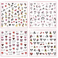 Disney Minnie Mouse -kynsitarrat 170 kpl kynsitarroja hinta ja tiedot | Manikyyri- ja pedikyyritarvikkeet | hobbyhall.fi