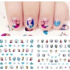 Disney Frost Frozen Nail Tarrat 170 kpl Kynsitarrat hinta ja tiedot | Manikyyri- ja pedikyyritarvikkeet | hobbyhall.fi