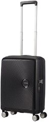 American Tourister lentolaukku Soundbox Spinner Expandable 55cm, musta hinta ja tiedot | Matkalaukut ja -kassit | hobbyhall.fi