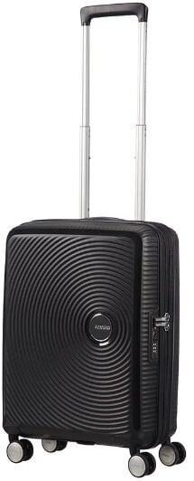 American Tourister lentolaukku Soundbox Spinner Expandable 55cm, musta hinta ja tiedot | Matkalaukut ja matkakassit | hobbyhall.fi