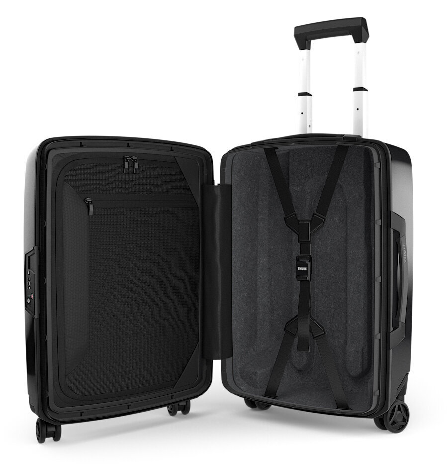 Thule Carry On Spinner TRWC-122 -matkalaukku, musta hinta ja tiedot | Matkalaukut ja -kassit | hobbyhall.fi