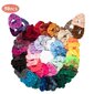 50 hiusta Scrunchies, hiusnauhat, hiusnauhat MultiColor hinta ja tiedot | Hiustarvikkeet | hobbyhall.fi