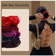 50 hiusta Scrunchies, hiusnauhat, hiusnauhat MultiColor hinta ja tiedot | Hiustarvikkeet | hobbyhall.fi