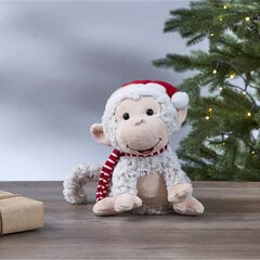 Merry pal Monkey BO, jossa on liikettä ja ääntä 19x20x17cm hinta ja tiedot | Joulukoristeet | hobbyhall.fi