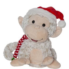 Merry pal Monkey BO, jossa on liikettä ja ääntä 19x20x17cm hinta ja tiedot | Joulukoristeet | hobbyhall.fi