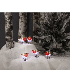 Decor Crystalo Bird 5kpl. BO 40LED 130cm 10x7cm hinta ja tiedot | Joulukoristeet | hobbyhall.fi