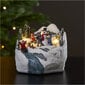 Sisustus Winterville lumiukko BO 4LED 12x10.5.5x12cm hinta ja tiedot | Joulukoristeet | hobbyhall.fi