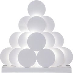 Sisustus Grandy Snowlatern 20LED, vaaleanpunainen, 40x39x10cm hinta ja tiedot | Joulukoristeet | hobbyhall.fi