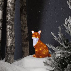 Sisustus Crystalo Fox 40LED 26x35x17cm 26x35x17cm hinta ja tiedot | Joulukoristeet | hobbyhall.fi